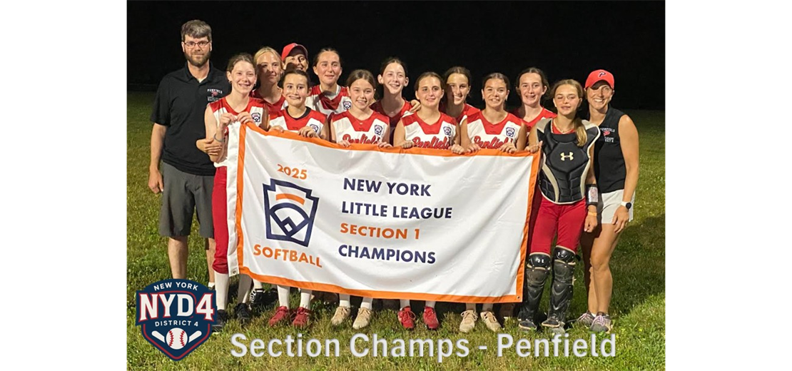 Little League Softball Section Champs
